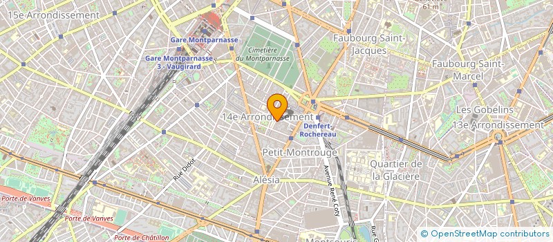 localisation de l'entreprise EUROFINS CEF à PARIS