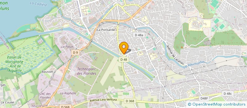 localisation de l'entreprise EUROFINS LABAZUR PROVENCE  MARIGNANE