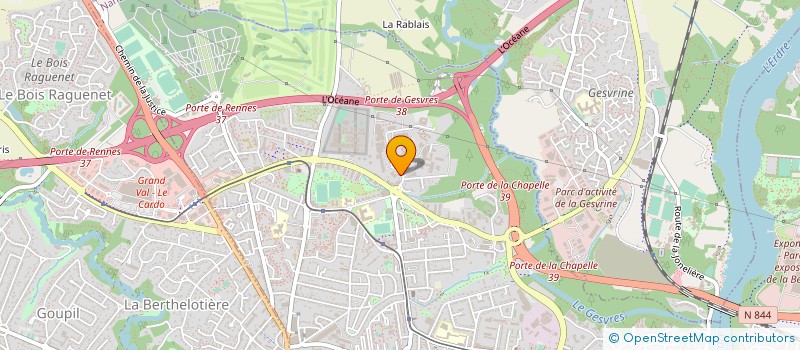 localisation de l'entreprise EUROFINS LABORATOIRE CONTAMINANTS SUD SAS à NANTES