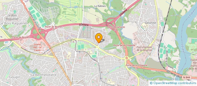 localisation de l'entreprise EUROFINS PRELEVEMENT POUR LE BATIMENT OUEST à NANTES