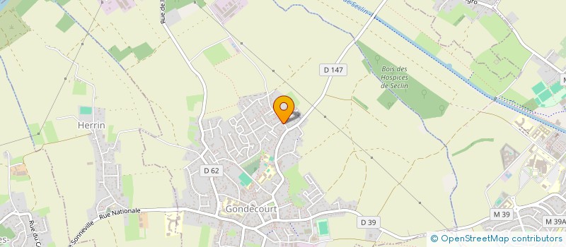 localisation de l'entreprise EUROFIP à GONDECOURT