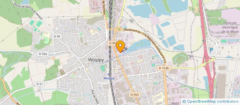 localisation de l'entreprise EUROFIX 57 à WOIPPY