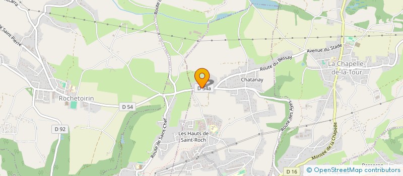 localisation de l'entreprise EUROFIXATION  LA TOUR-DU-PIN