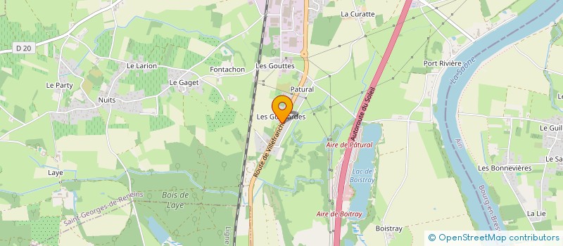 localisation de l'entreprise EUROFLEUR  SAINT-GEORGES-DE-RENEINS