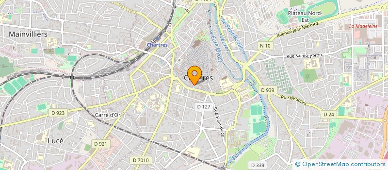 localisation de l'entreprise EUROFLOR à CHARTRES