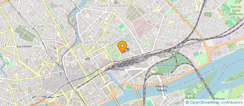localisation de l'entreprise EUROFLY à NANTES
