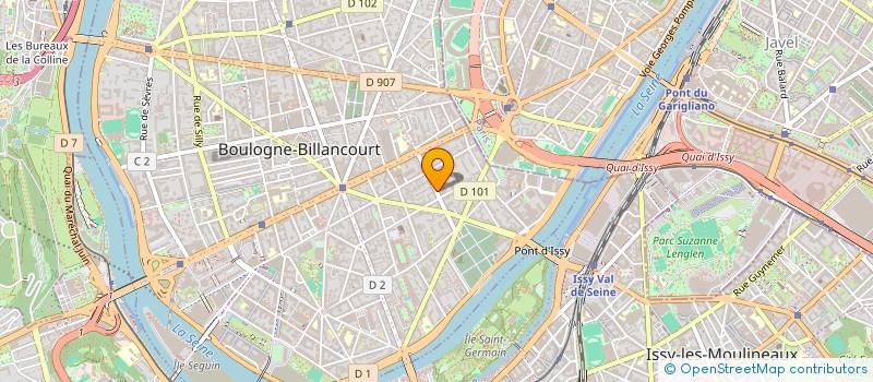 localisation de l'entreprise EUROFOIRE à BOULOGNE-BILLANCOURT