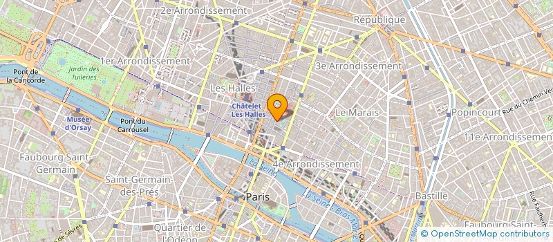 localisation de l'entreprise EUROFORME à PARIS