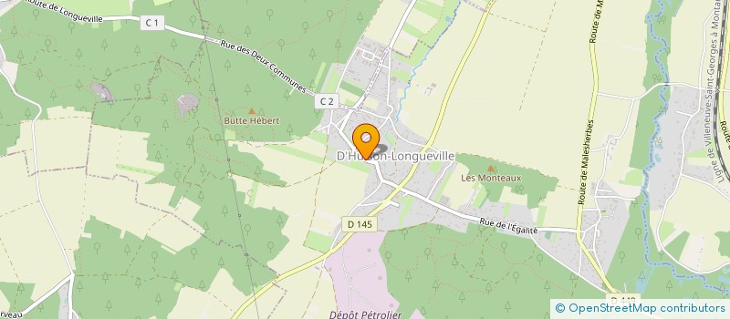 localisation de l'entreprise EUROFOURNIL SERVICES à D'HUISON-LONGUEVILLE