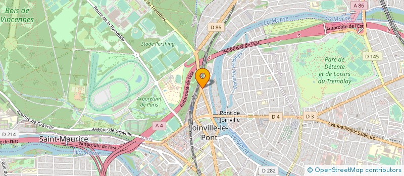 localisation de l'entreprise EUROFOURNIL SIEENA à JOINVILLE-LE-PONT