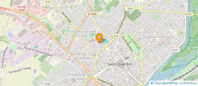 localisation de l'entreprise EUROFRAIS à SAINT-QUENTIN