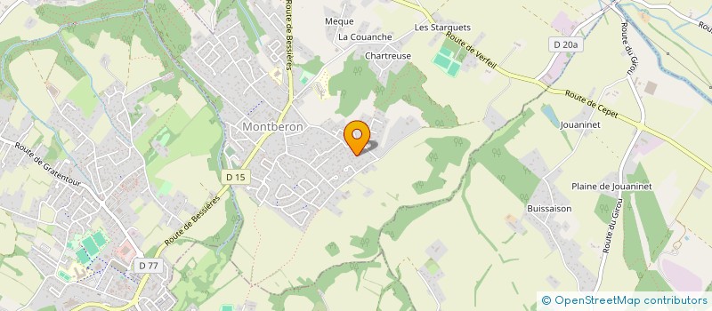 localisation de l'entreprise EUROFRAIS à MONTBERON