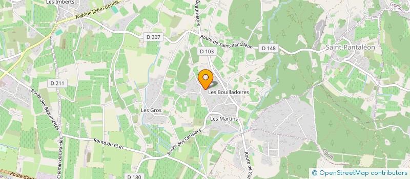 localisation de l'entreprise EUROFRUKA  GORDES