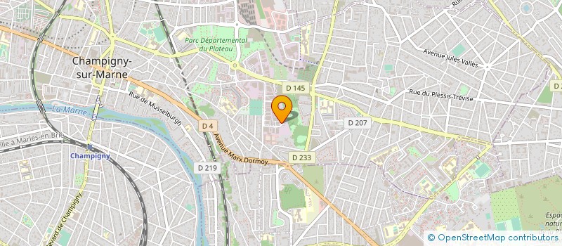 localisation de l'entreprise EUROGAINE 94 à EMERAINVILLE