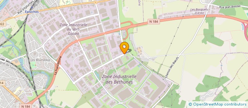 localisation de l'entreprise EUROGAME à SAINT-OUEN-L'AUMONE