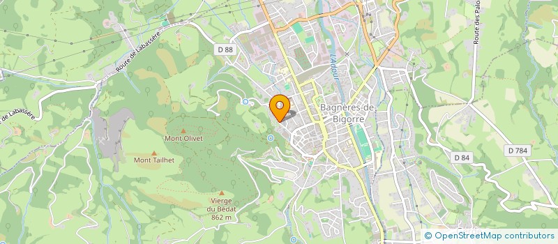 localisation de l'entreprise EUROGAMES à BAGNERES-DE-BIGORRE