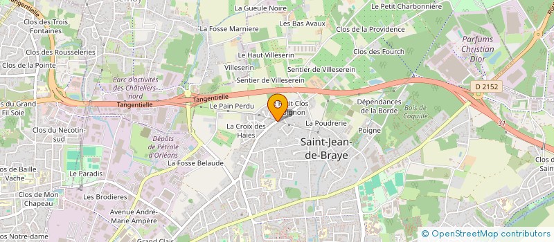 localisation de l'entreprise EUROGARD à SAINT-JEAN-DE-BRAYE