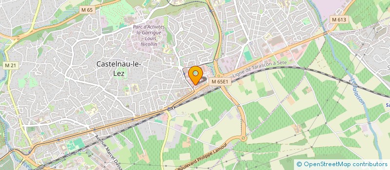 localisation de l'entreprise EUROGEFIM à CASTELNAU-LE-LEZ