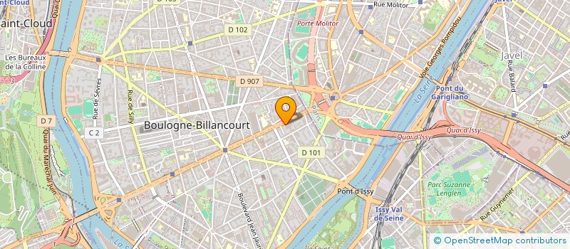 localisation de l'entreprise EUROGEM à BOULOGNE-BILLANCOURT