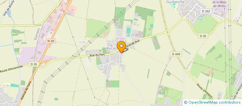 localisation de l'entreprise EUROGEO à AVRAINVILLE