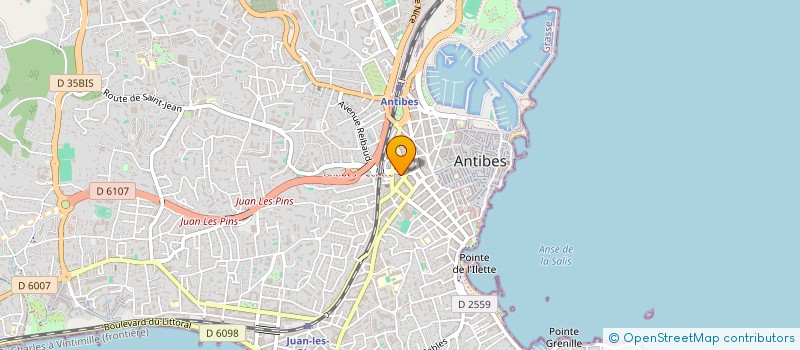 localisation de l'entreprise EUROGESCO à ANTIBES