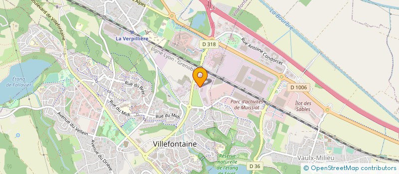 localisation de l'entreprise EUROGEST  VILLEFONTAINE