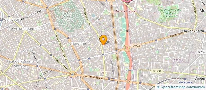 localisation de l'entreprise EUROGEST à PARIS