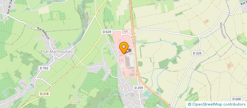 localisation de l'entreprise EUROGESTE à MARMOUTIER