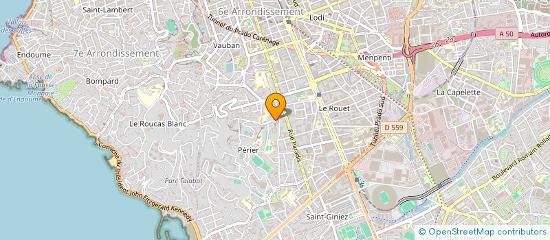 localisation de l'entreprise EUROGESTION COMPTA  MARSEILLE