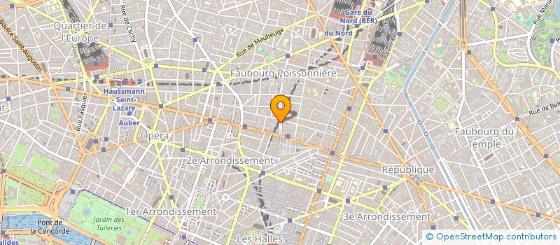 localisation de l'entreprise EUROGESTION FRANCE à PARIS