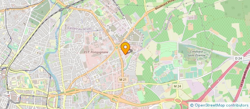 localisation de l'entreprise EUROGIFT à MONTPELLIER