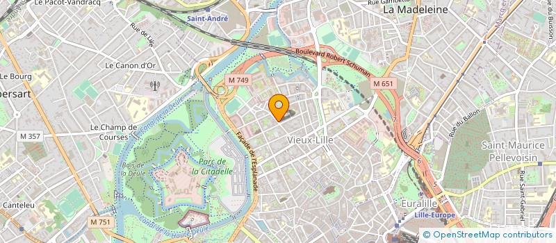 localisation de l'entreprise EUROGIM à LILLE