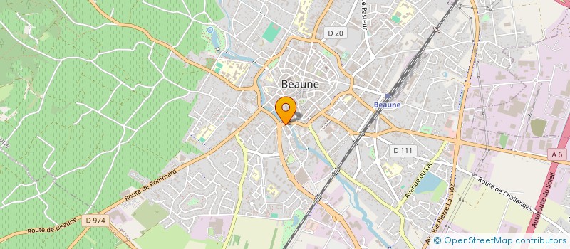 localisation de l'entreprise EUROGOLD à BEAUNE