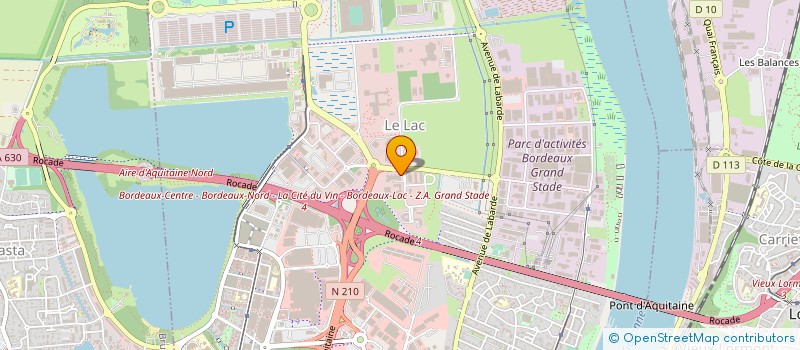 localisation de l'entreprise EUROGONE à BORDEAUX