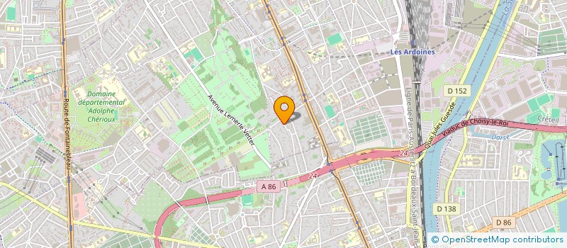 localisation de l'entreprise EUROGRIGOR à VITRY-SUR-SEINE