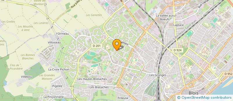 localisation de l'entreprise EUROGROUP à BLOIS