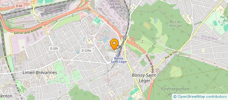 localisation de l'entreprise EUROGUIDE à BOISSY-SAINT-LEGER
