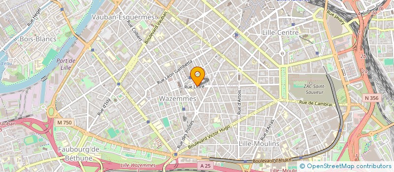 localisation de l'entreprise EUROGUITAR à LILLE