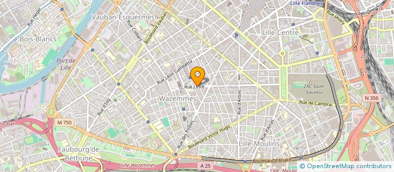 localisation de l'entreprise EUROGUITAR PARIS à LILLE