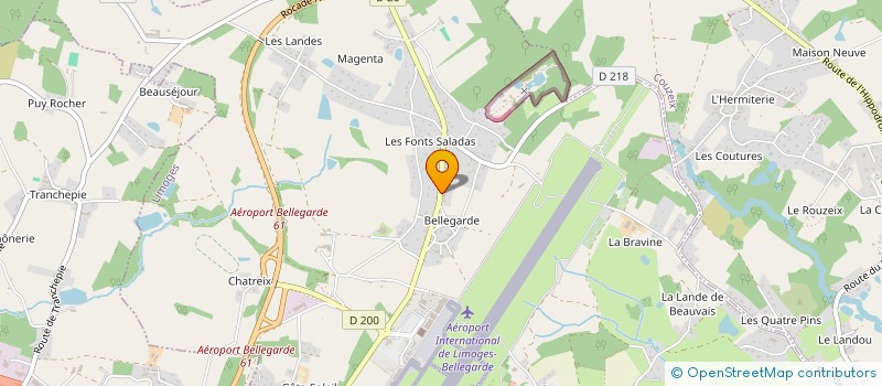 localisation de l'entreprise EUROGY CARRELAGES à LIMOGES