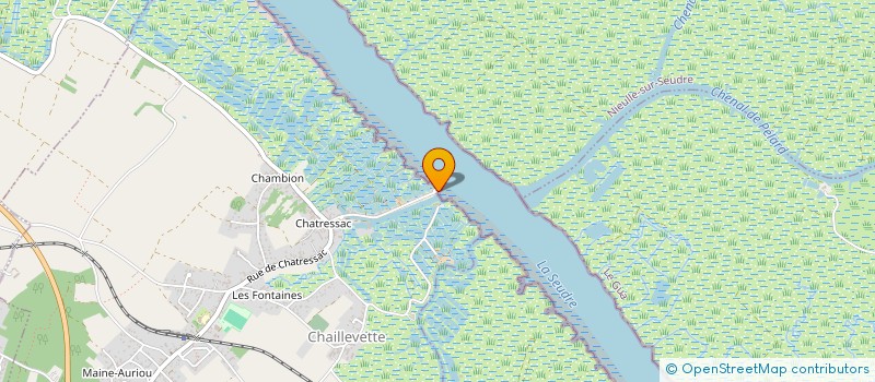 localisation de l'entreprise EUROHUITRES DISTRIBUTION à CHAILLEVETTE