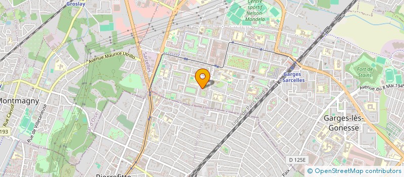 localisation de l'entreprise EUROHYGIENA  SARCELLES