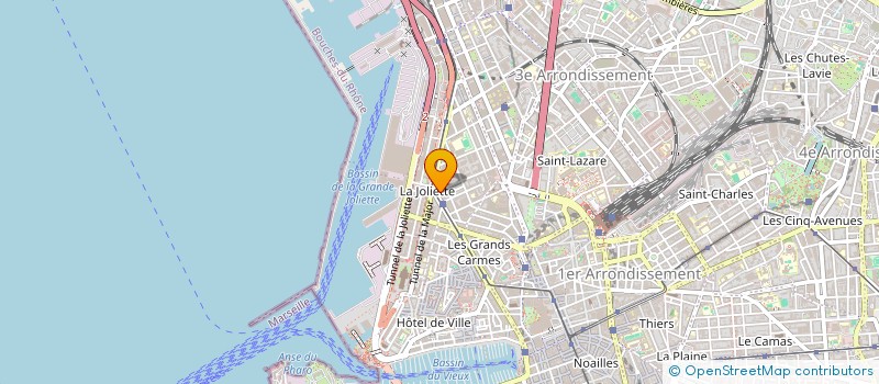 localisation de l'entreprise EUROINSERTION MARSEILLE à MARSEILLE