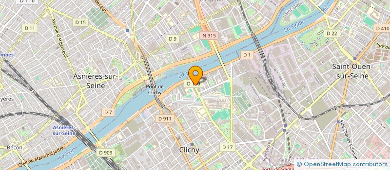 localisation de l'entreprise EUROIS à CLICHY