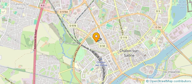 localisation de l'entreprise EUROJOBS  CHALON-SUR-SAONE