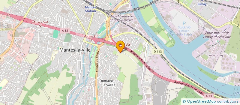 localisation de l'entreprise EUROJOLI - IMMOBILIER  MANTES-LA-VILLE