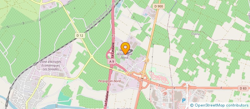 localisation de l'entreprise EUROJURIS  RIVESALTES