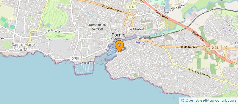 localisation de l'entreprise EUROKA  PORNIC