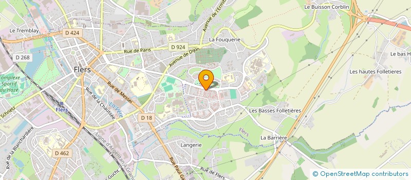 localisation de l'entreprise EUROKAP  FLERS