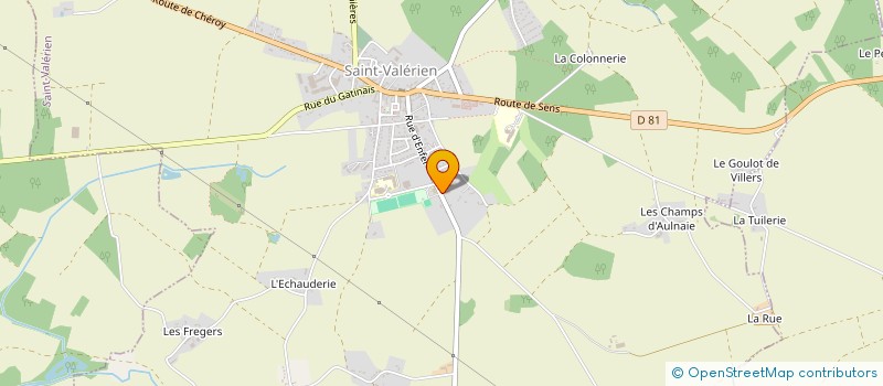 localisation de l'entreprise EUROLACK  SAINT-VALERIEN